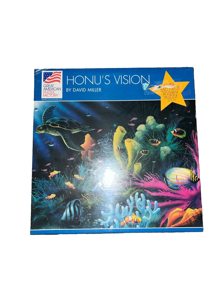 New and sealed Honu’s Vision By David Miller 550 Piece Great American Puzzle