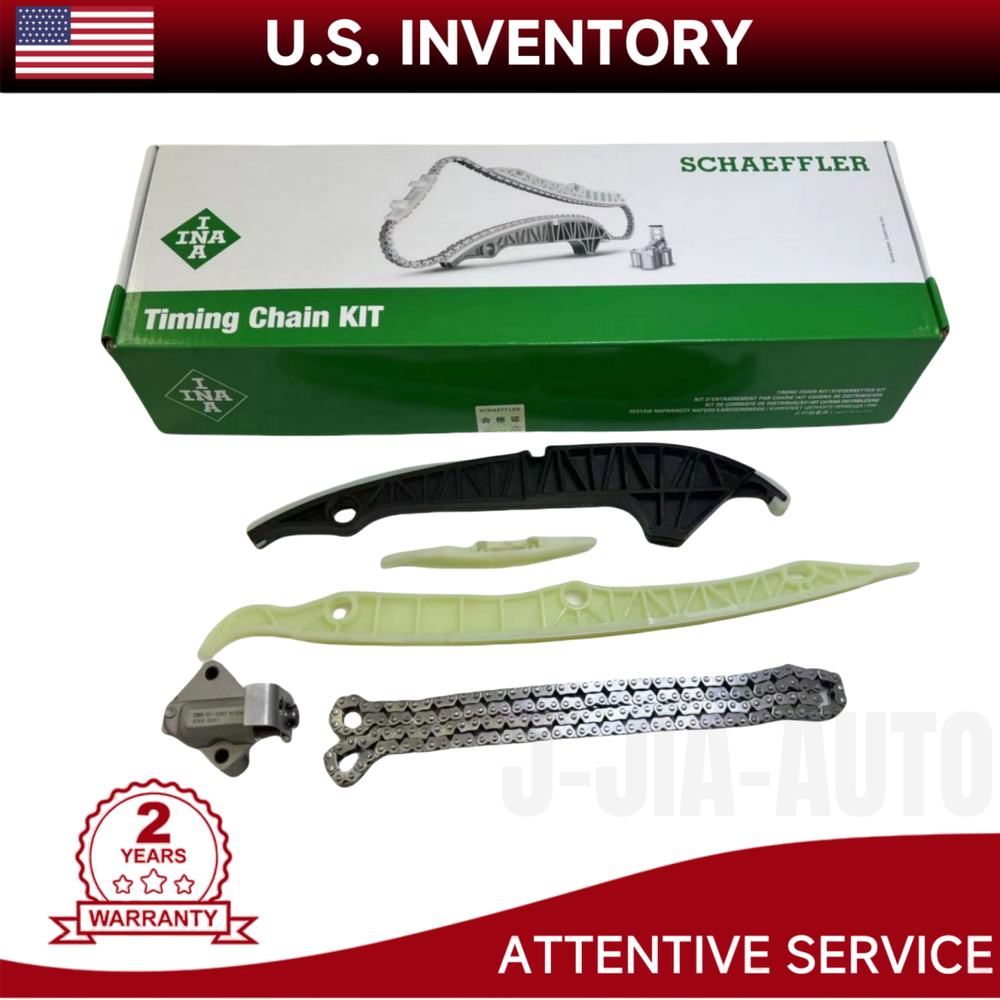 5PCS INA Timing Chain Kit For VW Jetta Golf GTi Audi A4 A5 Q5 2.0T 06K109467K