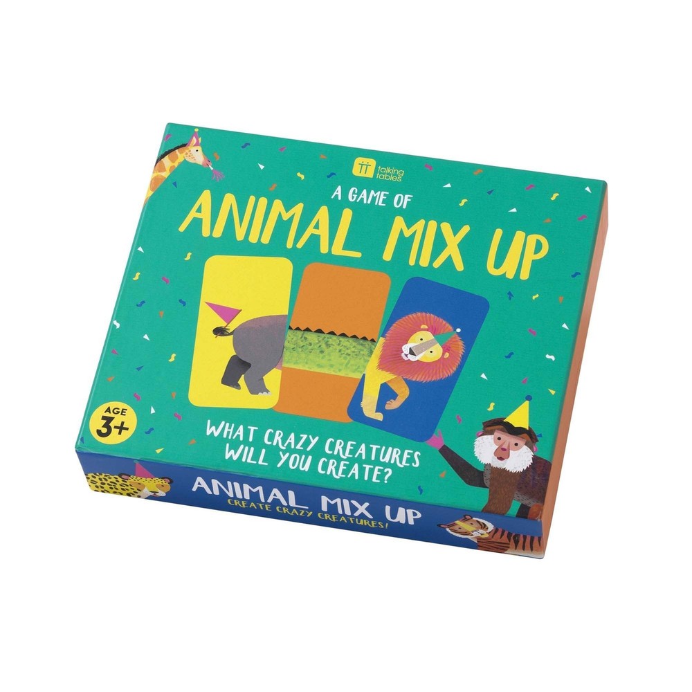 Animal Mix-Up Card Game - Educational Home Learning Fun for Kids