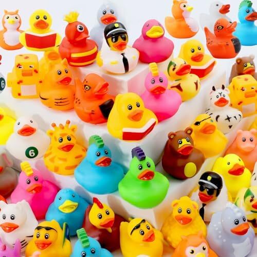 30 Pack 2.3 Inch Rubber Duck Floaters for Jeep Ducking Association