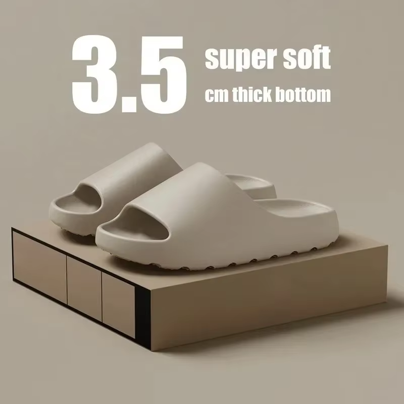 Coconut Slippers Cloud Thick-Soled Sandals Summer Fashion Soft Bottom Beach Men
