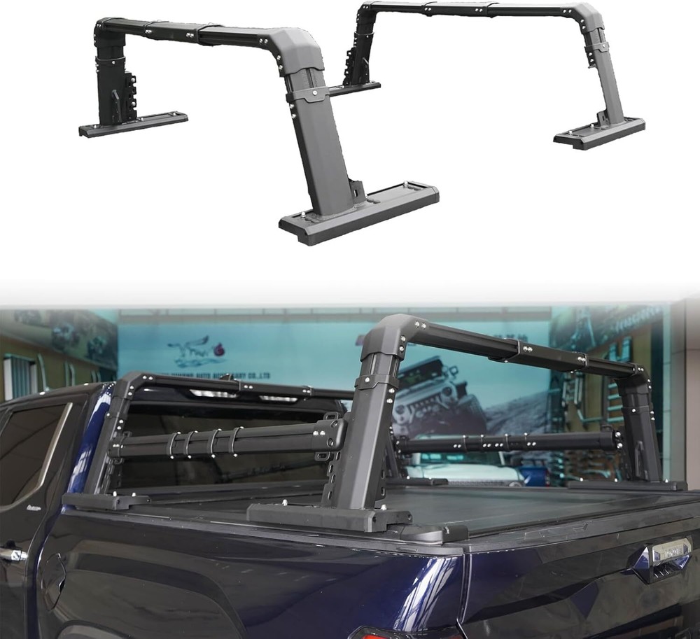 Universal Adjustable-Height Duty Pick-up Truck Bed Rack Extendable Truck Ladder