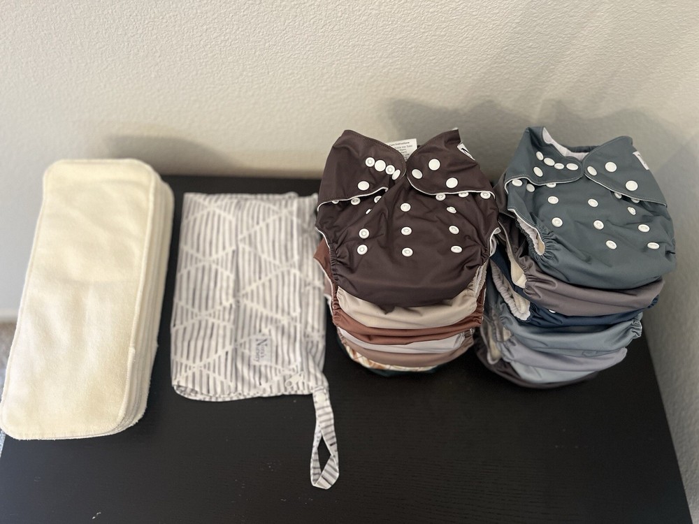 Nora’s Nursery Brand New Unused Cloth Diapers Set
