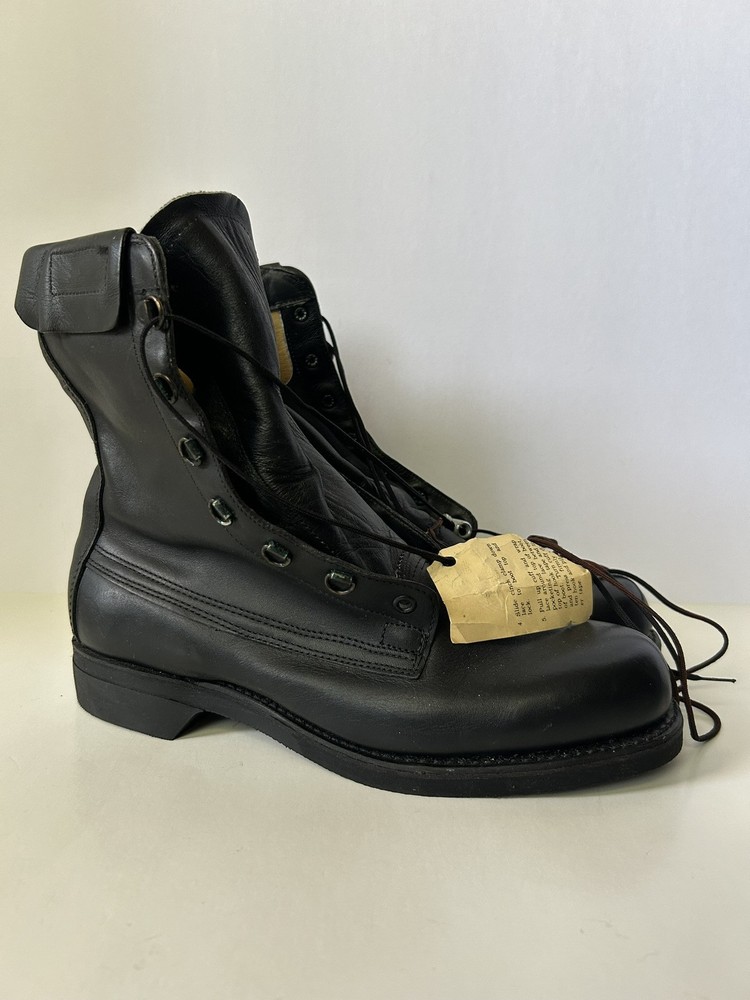 Vintage 1975 Addison Shoe Co Military Surplus Combat Boots Size 9D