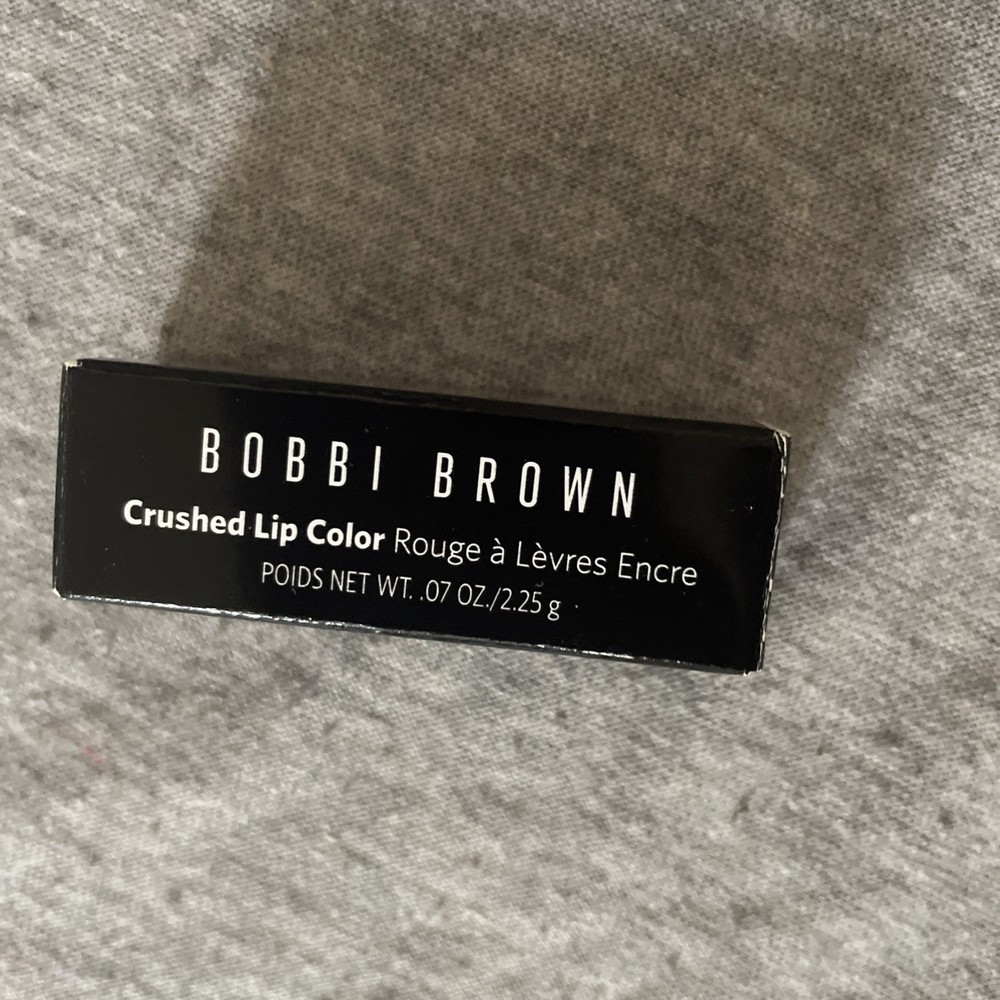 Bobbi Brown Crushed Lip Color Lipstick in RUBY red TRAVEL SIZE 2.25g ~ BNIB