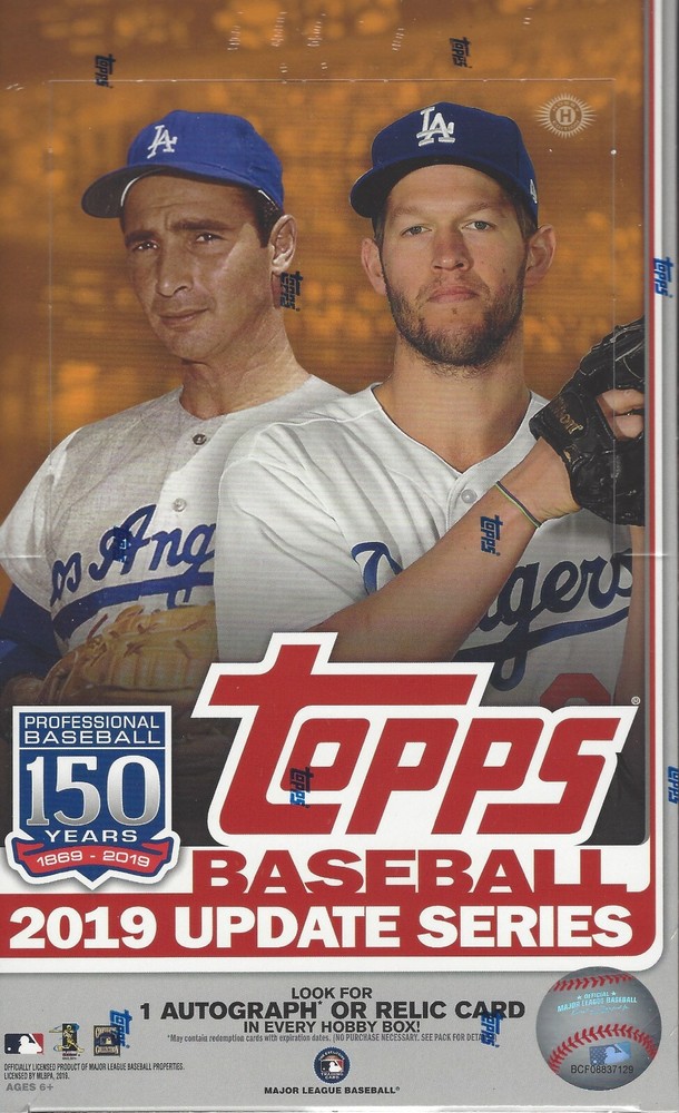 2019 TOPPS UPDATE SERIES BASEBALL FACTORY SEALED HOBBY BOX