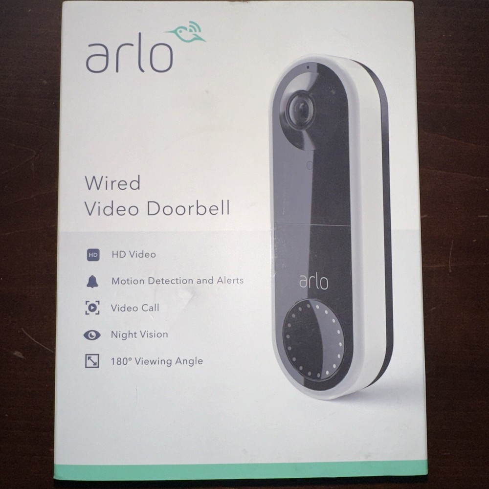 Arlo Camera-AVD1001-1CCNAS Wired HD Video Doorbell with Night Vision READ MORE