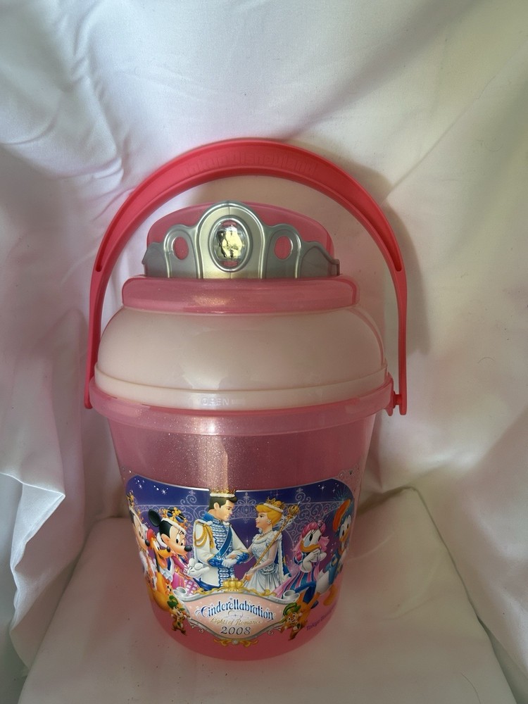 Rare Cinderellabration Tokyo Disneyland Disney Popcorn Bucket Retro