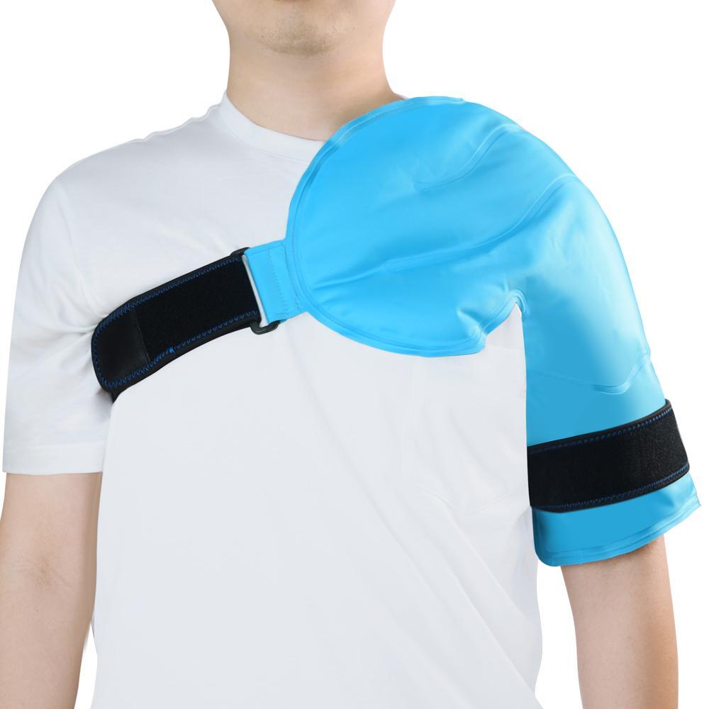 Shoulder Pain Relief Hot Cold Ice Pack Wrap Compression Brace Reusable Therapy