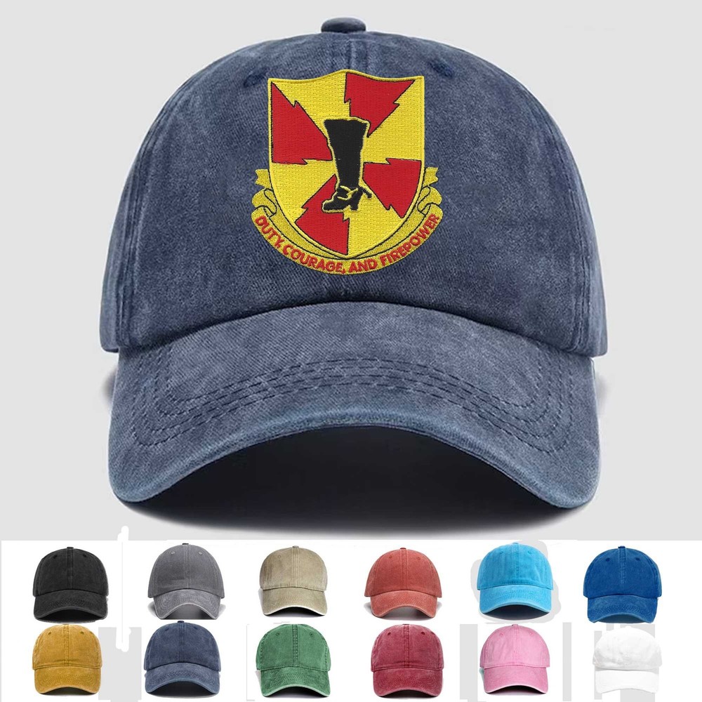 Custom Embroidered Hat 598th Field Artillery Battalion, Veteran Cap, Trucker Hat