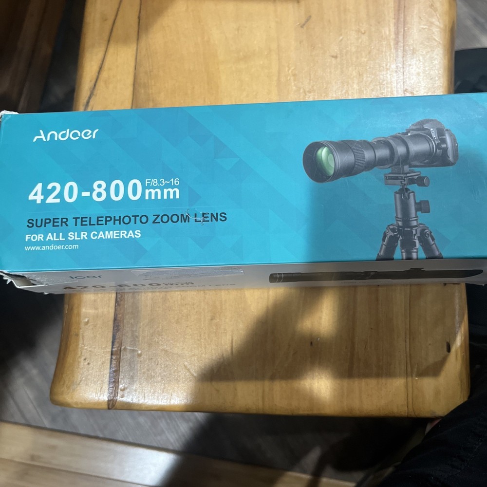 Andoer 420-800mm Super Telephoto Zoom Lens for SLR Cameras