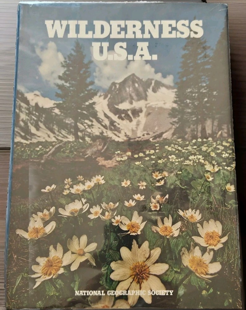 1975 National Geographic Society Wilderness USA Hardcover with Dust Jacket & Cover