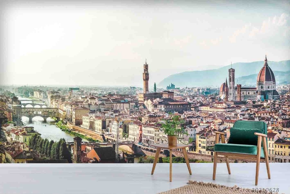 3D City Landscape Wall Murals Wallpaper Murals Wall Sticker