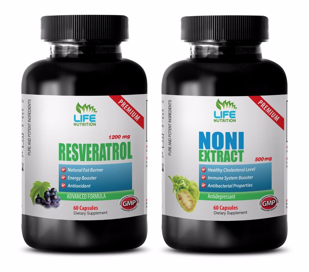 Youthful Glow Resveratrol & Noni Anti-Aging Capsules for Skin Vitality