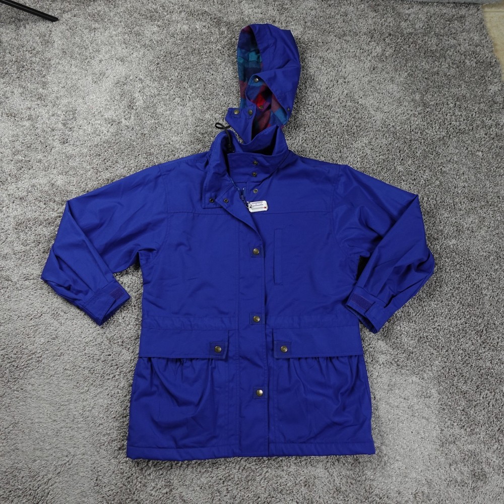 Eddie Bauer Jacket Mens Medium Wool Lined Mountain Parka Hooded Chore