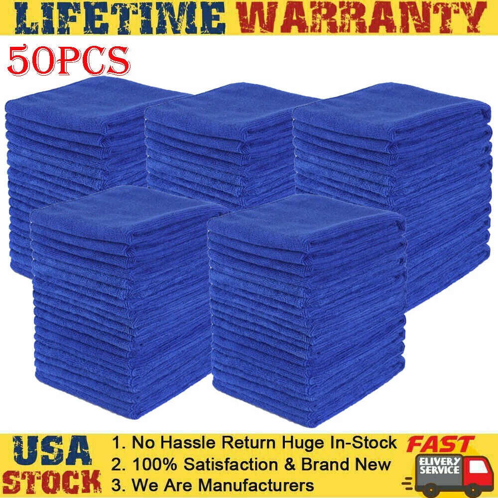 Microfiber Cleaning Cloth for Scratch-Free Polishing Detailing and Dusting