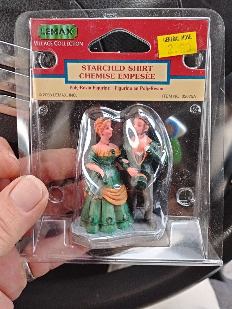 Lemax Coventry Cove Victorian Lady Loose Christmas Village Shirt Figure INV50