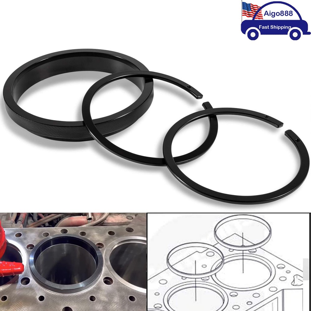 Cummins ISX QSX 15 Piston Ring Compressor & Anti-Polishing Kit - 3-Piece Set