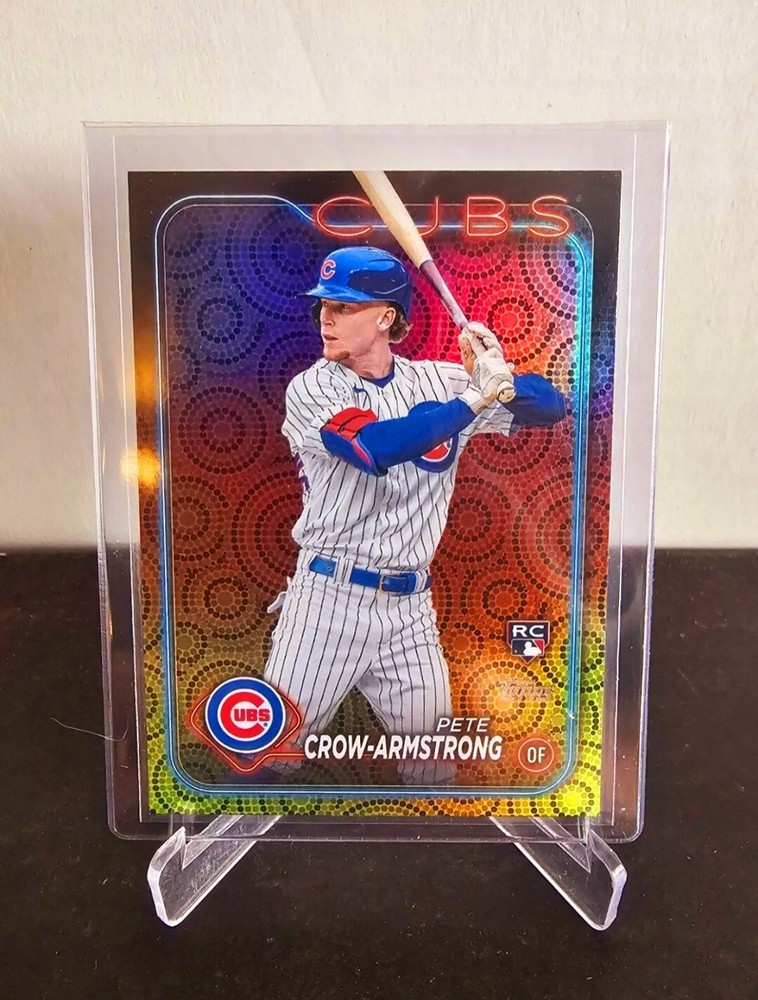 PETE CROW-ARMSTRONG 2024 Topps Series 2 ⚾️ HOLIDAY FOIL RC #407 CHICAGO CUBS