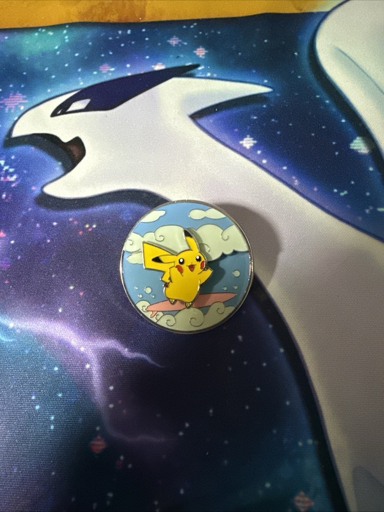 Pokemon Celebrations 25th Anniversary Flying & Surfing Pikachu Pin