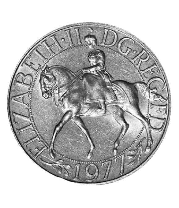 1977 Silver Jubilee coin Crown Elizabeth II Special Collection Uk British Coins