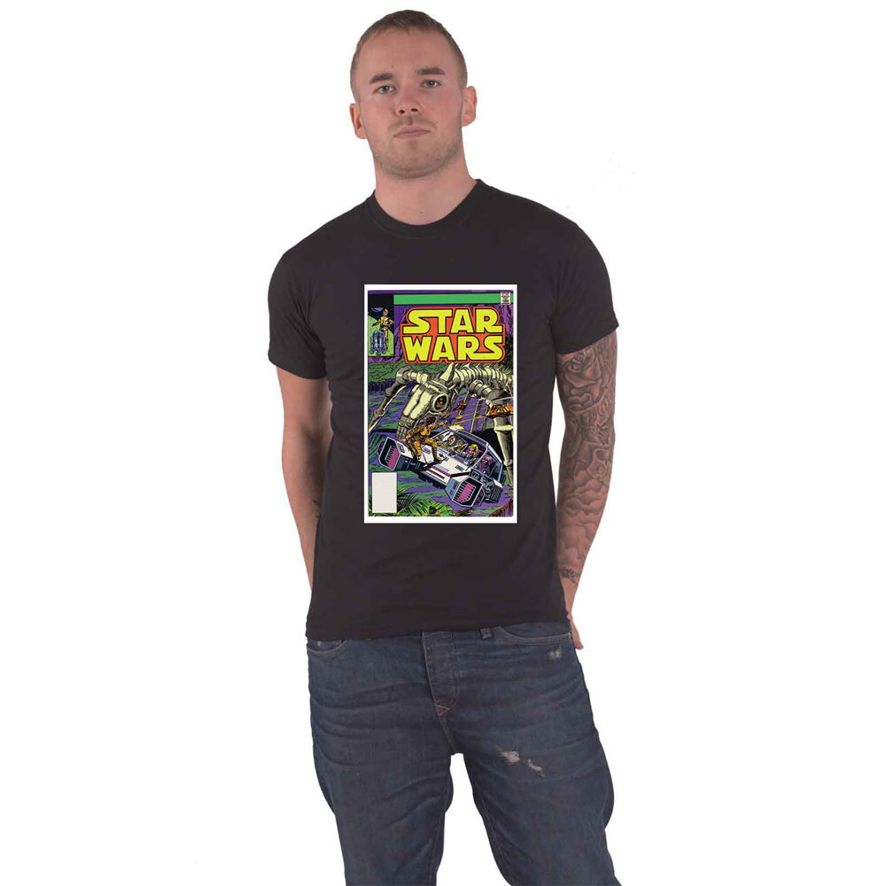 Star Wars Flight Comic Cover Graphic T-Shirt Design