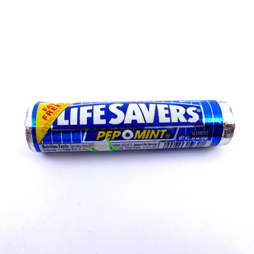 Unopened Roll PEP O MINT  Lifesavers Hard Candy early 2000s vintage peppermint