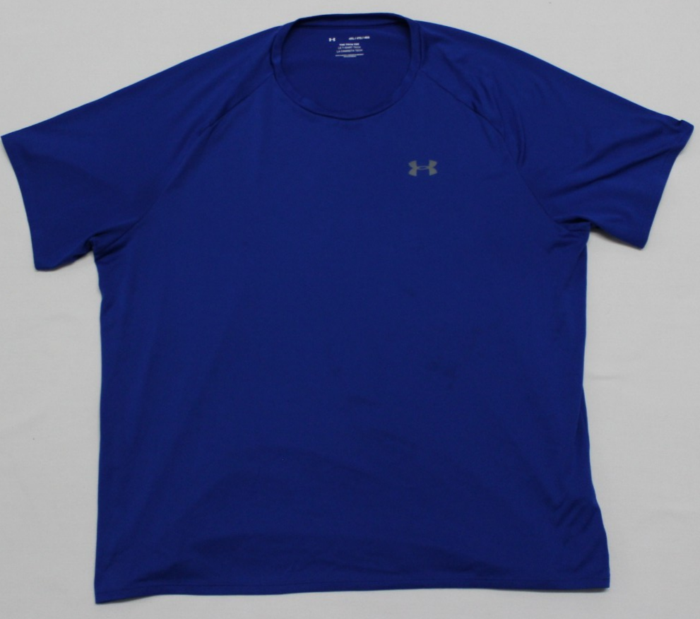 Under Armour The Tech Tee Men's T-Shirt Size 4XL Blue Short Sleeve