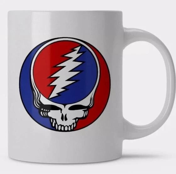 Grateful Dead Steal Your Face Accent Mug for Fans