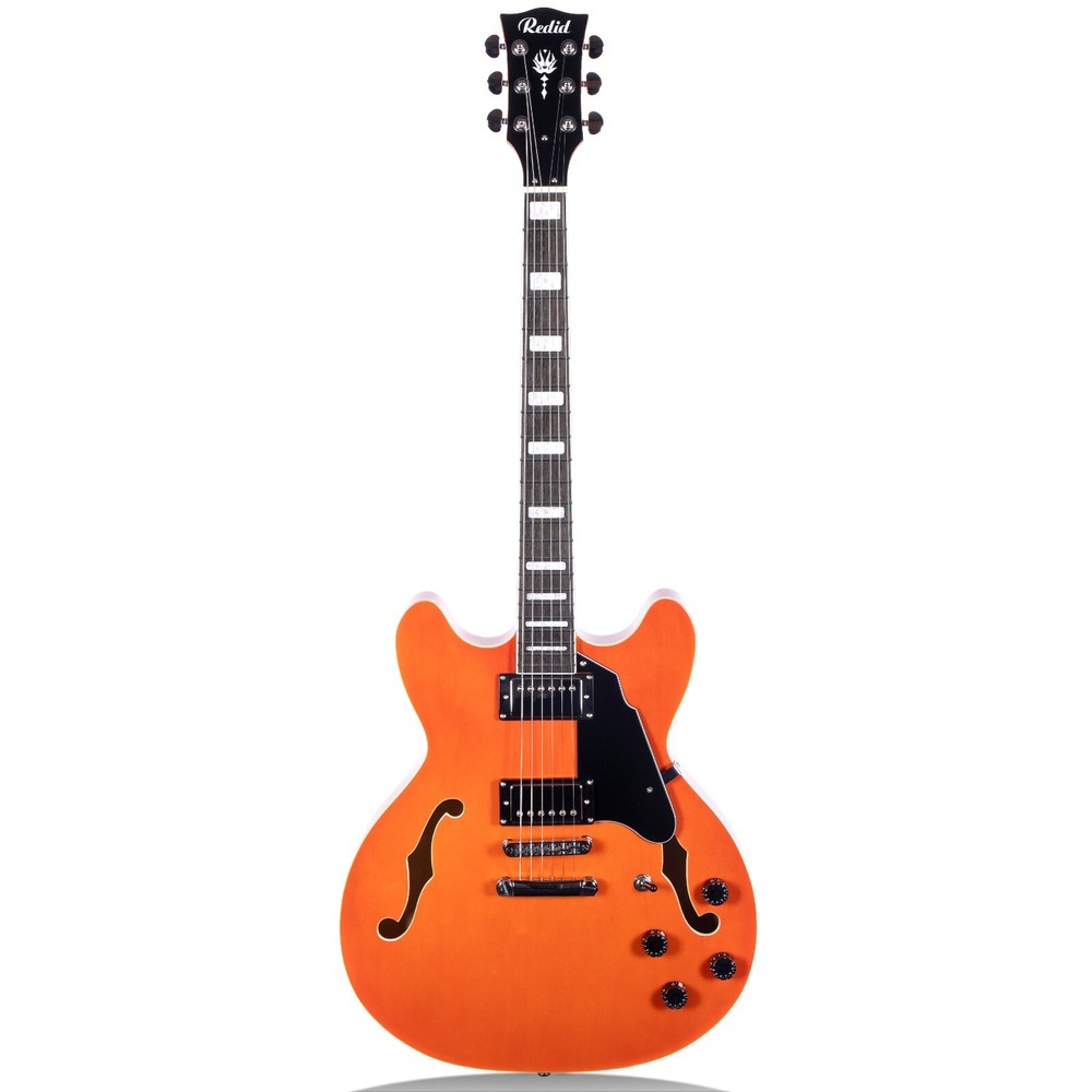 New Semi-Hollow 335 Jazz Electric Guitar with F-Hole Design
