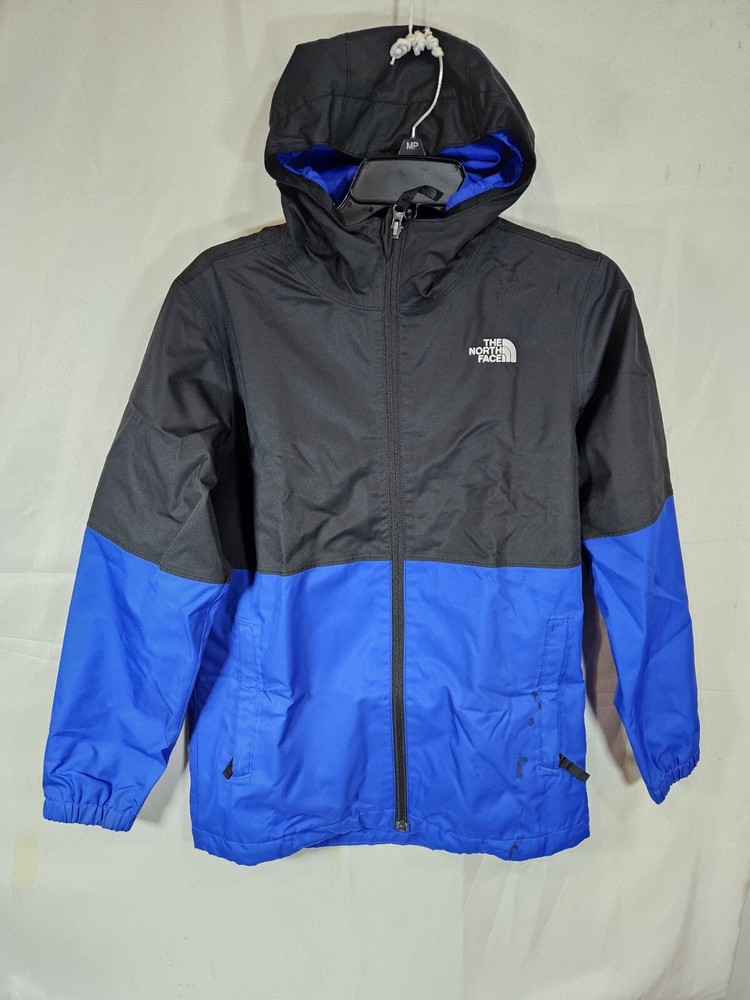 North Face Boys Size L (14/16)  Blue & Black Polyester Boys Jackets. 