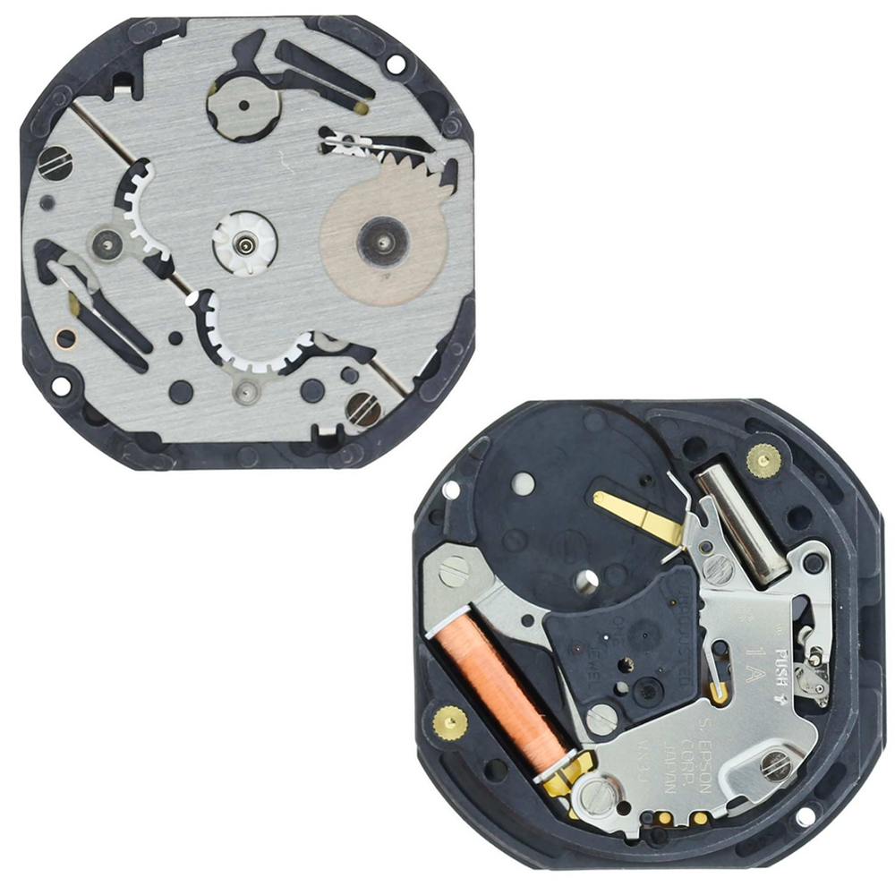 Replacement 3 Hands Quartz Watch Movement Parts Durable Strong For Japan VX3JE