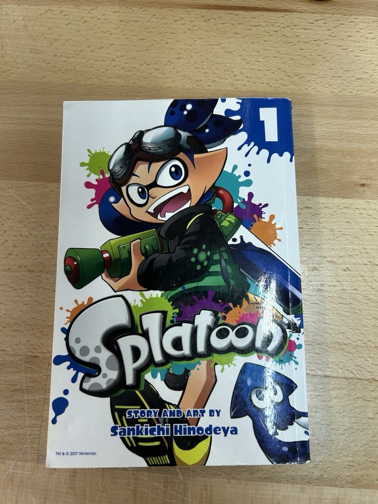 Splatoon Vol. 1 Manga Comic by Sankichi Hinodeya VIZ Media Inklings Softcover