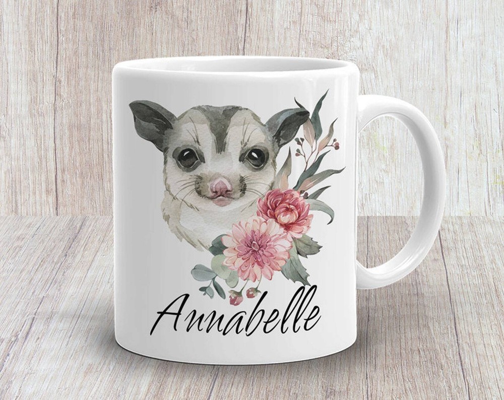 Sugar Glider Mug Personalised Animal Mug Coffee Mug Gift Mug Tea Cup