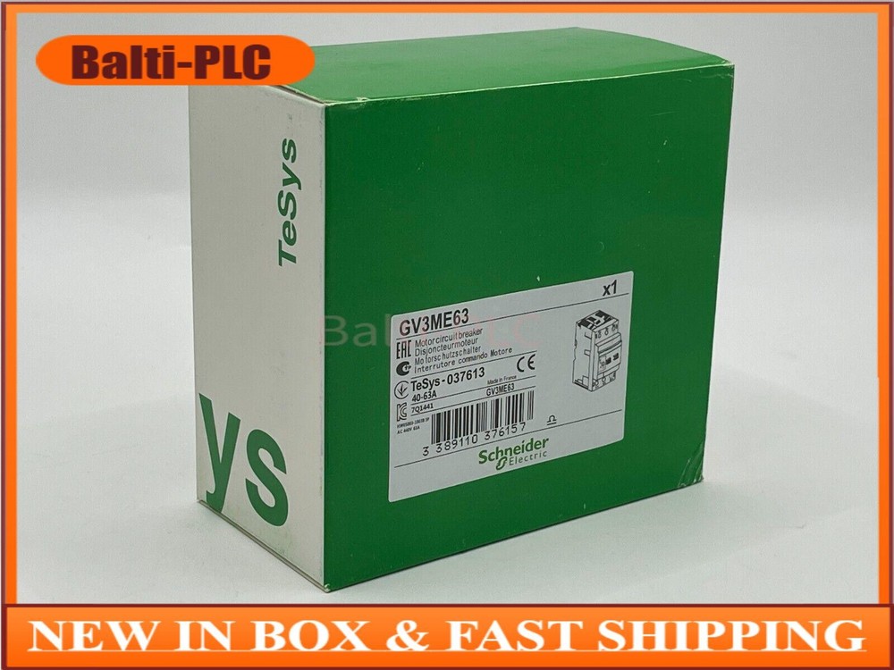 1pcs brand Schneider new GV3-ME63 40-63A GV3ME63 US Free TAX