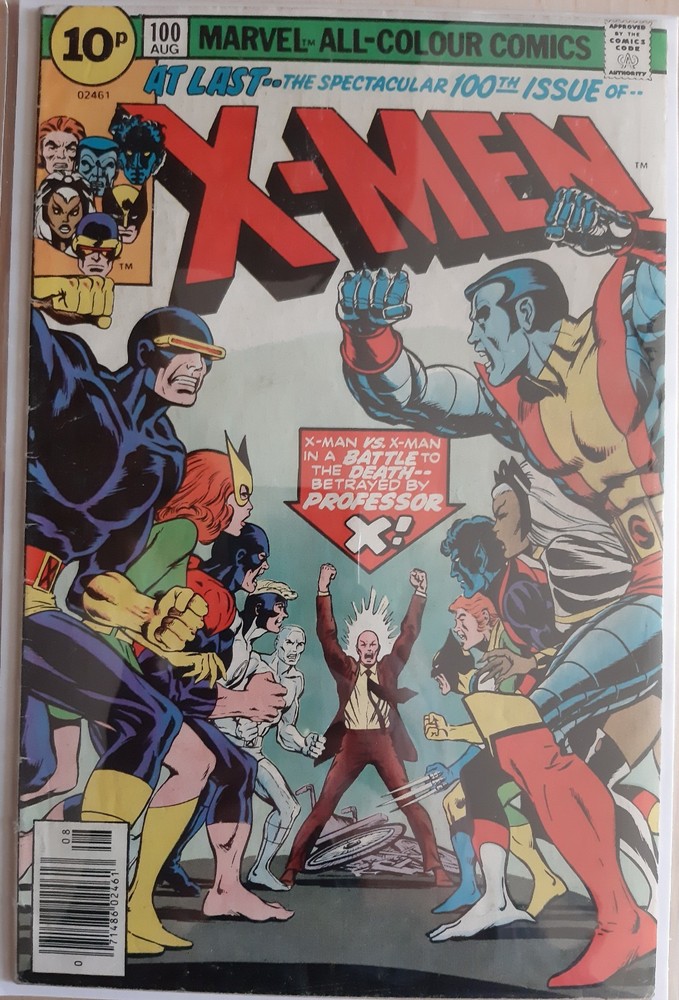 X-Men #100 (Series 1 - 1976)  X-Men vs X-Men