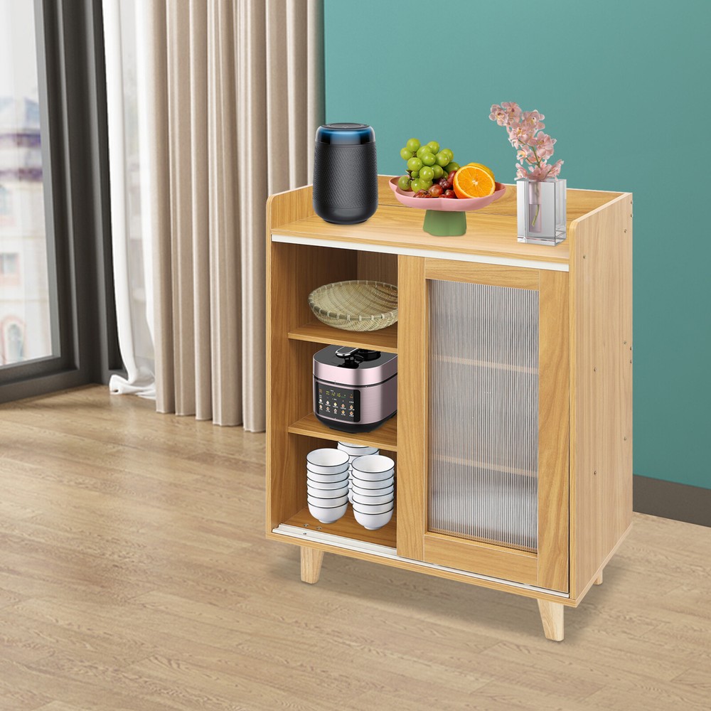 Modern Sideboard Cabinet for Kitchen Storage & Organization - Floor Standing Design
