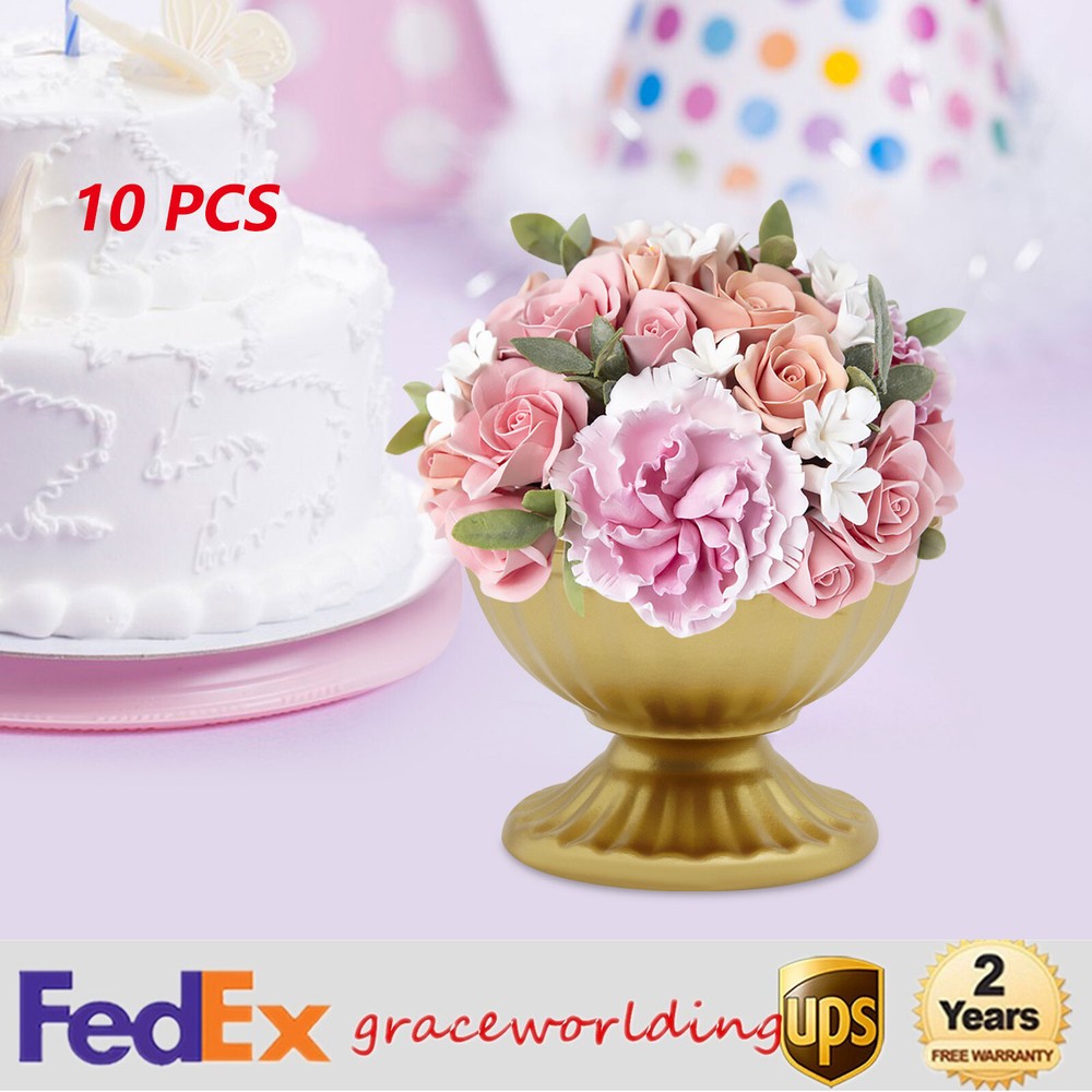 10 PCS Retro European Style Tabletop Flower Arrangement Pot Wedding Party Decor