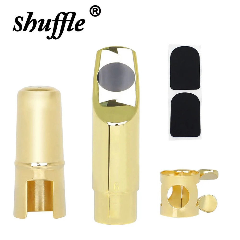 Saxophone Flute Head 5/6/7/8 Mouthpiece Strap Clip Cap Hand Polished Accessories