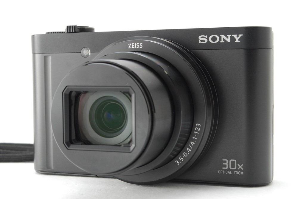 Sony Cyber-Shot DSC-WX500 18.2MP Black Digital Camera with 35 Languages in Box