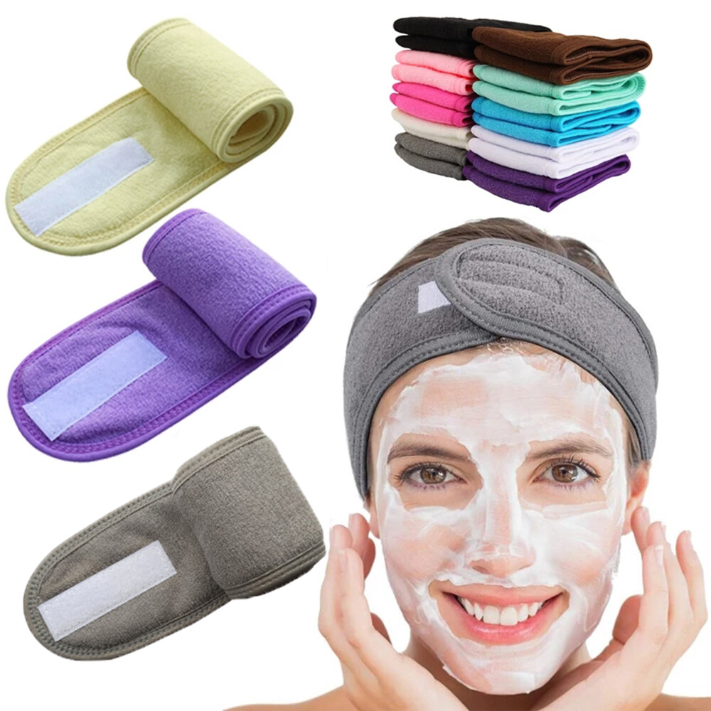 Stylish Adjustable Spa Headband for Yoga Bath Makeup & Hair Care  