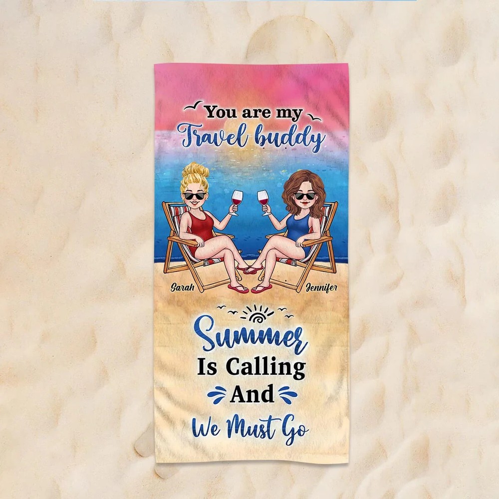 Seas the Day Personalized Beach Towel for Sea Lovers