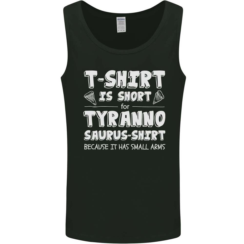 Tyrannosaurus Rex Dinosaur T-Rex Funny Mens Vest Tank Top
