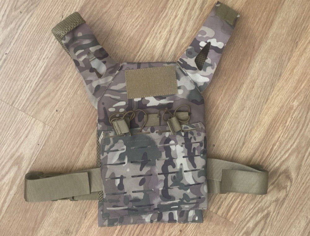 Tactical Vest for Kids Airsoft Combat Jump Plate Carrier