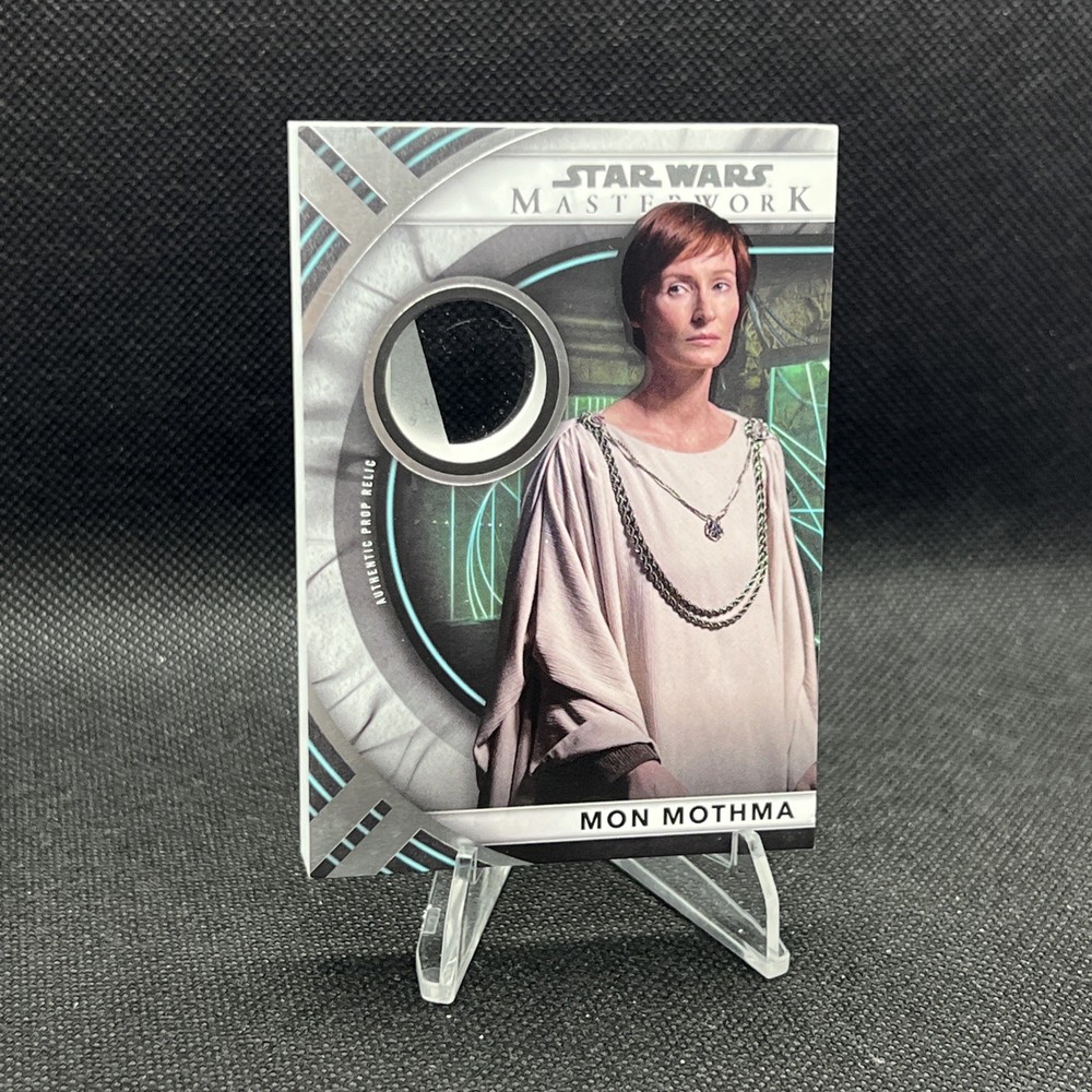 2022 Topps Star Wars Masterwork Rogue One Mon Mothma On-Screen Prop Relic Card