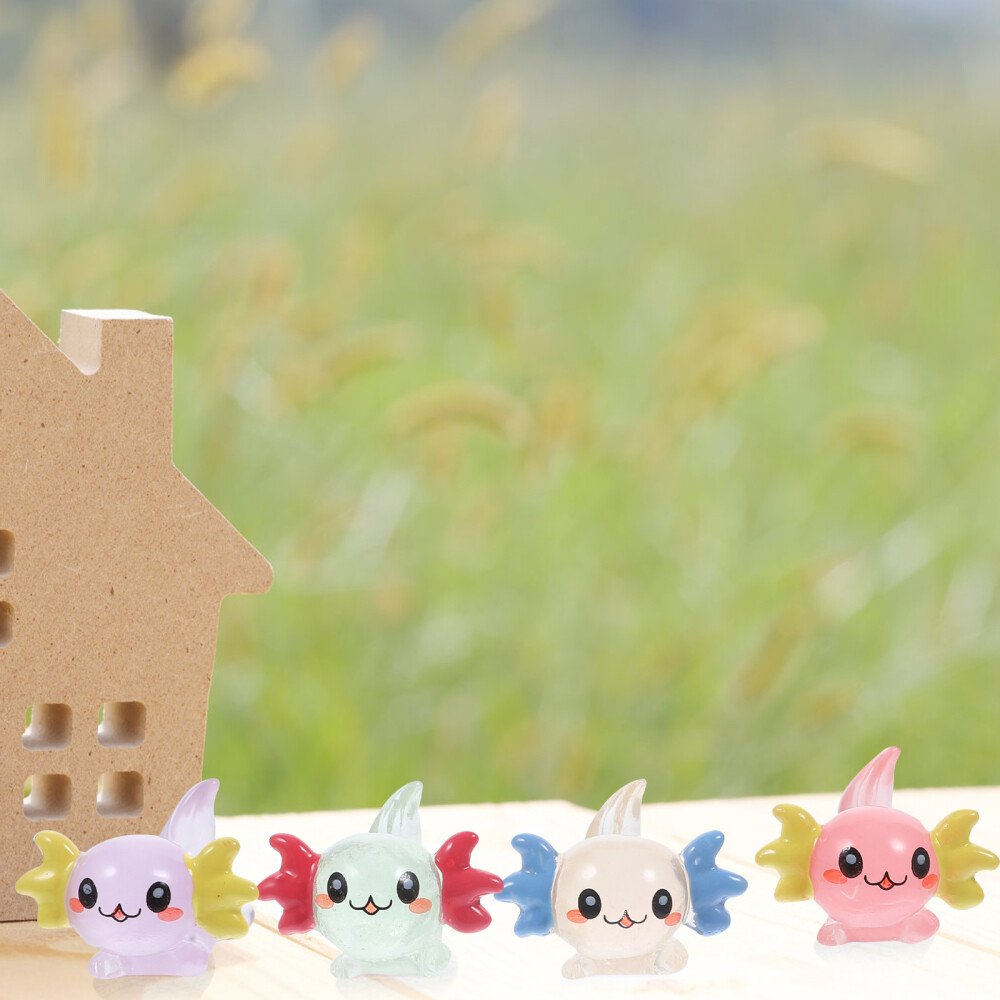 12-Piece Animal & Plant Miniature Sculptures for Home, Office, or Game Decor