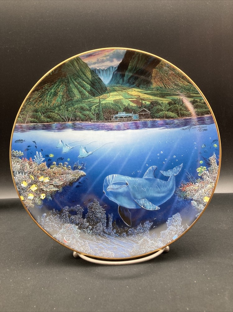 Chez Paul Underwater Paradise Danbury Mint Collector Plate ~