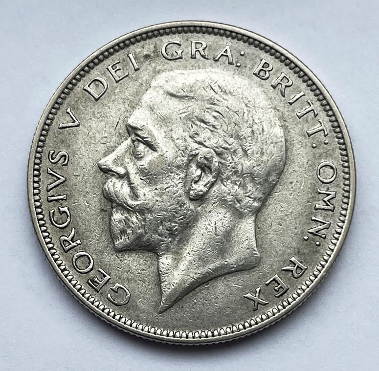 1936 George V Silver Half Crown Coin