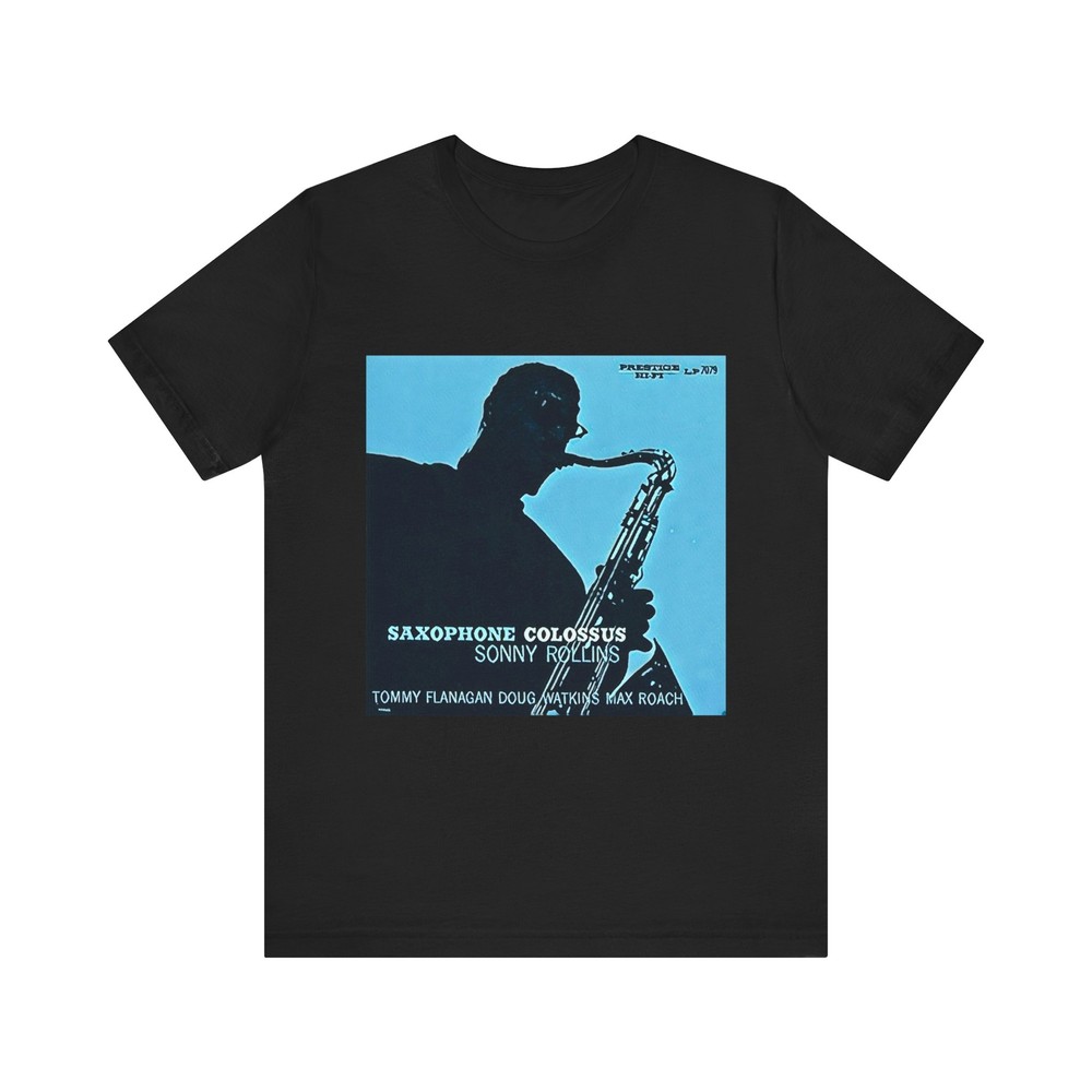 Sonny Rollins Jazz Art Graphic Crewneck Tee Unisex Short Sleeve Jersey