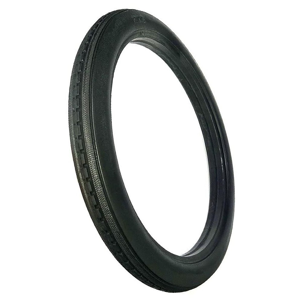 16x1.75 Black BMX Bike Solid Rubber Tire for 16 Inch Bicycles